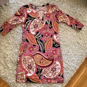 XS Petite Banana Republic Paisley Dress
